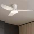 Brilagi - LED stropný ventilátor s možnosťou stmievania LED/30W/230V 3000-6500K biela + diaľkové ovládanie