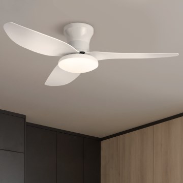 Brilagi - LED stropný ventilátor s možnosťou stmievania LED/30W/230V 3000-6500K biela + diaľkové ovládanie