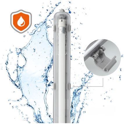 Brilagi - LED Technické žiarivkové svietidlo OPTIMA T8 1xG13/18W/230V 4000K IP65 128 cm