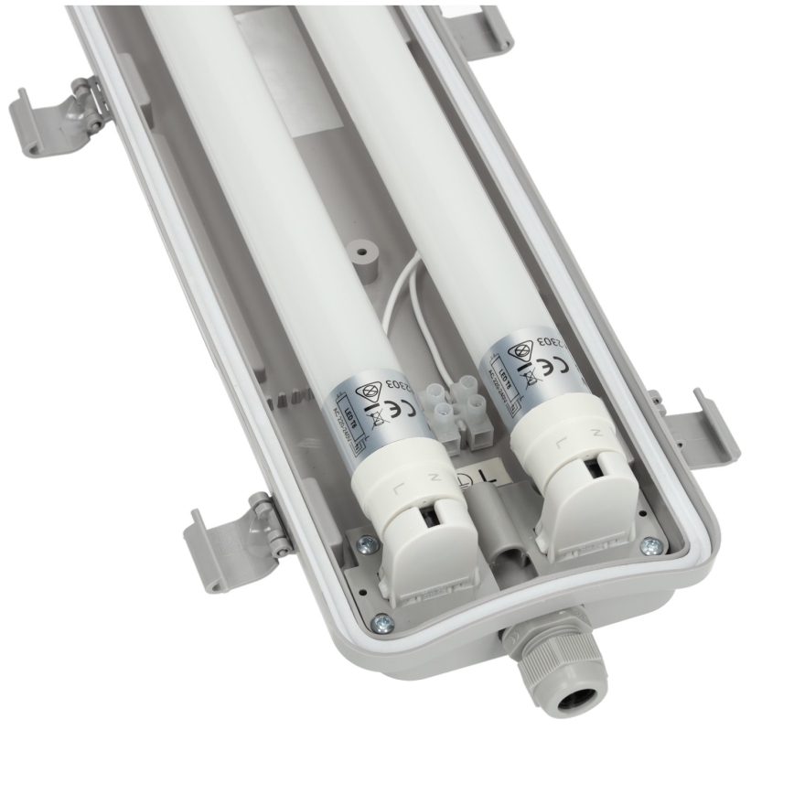 BRILAGI - LED technické prachotesné žiarivkové svietidlo OPTIMA T8 2xG13/18W/230V 4000K IP65 128 cm - paleta 110 ks