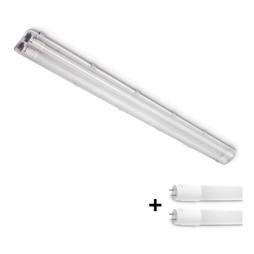 BRILAGI - LED Technické prachotesné žiarivkové svietidlo OPTIMA T8 2xG13/18W/230V 4000K IP65 128 cm