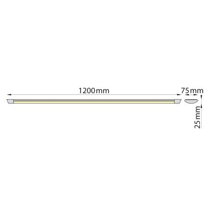 Brilagi - LED trubicové svietidlo AVERO LED/32W/230V 120 cm