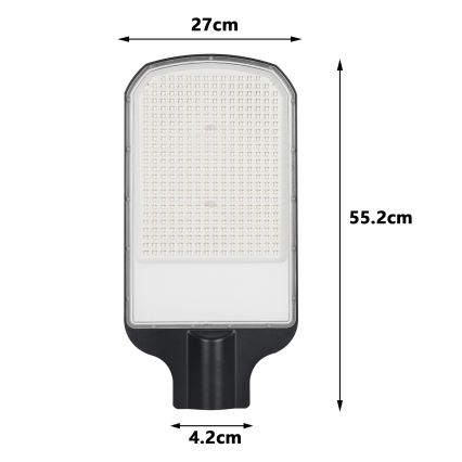 Brilagi - LED uličné svietidlo URBANLIGHT LED/200W/230V čierne IP65