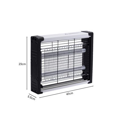 Brilagi - LED UV elektrický lapač hmyzu 2×LED/4W/230V 50 m²