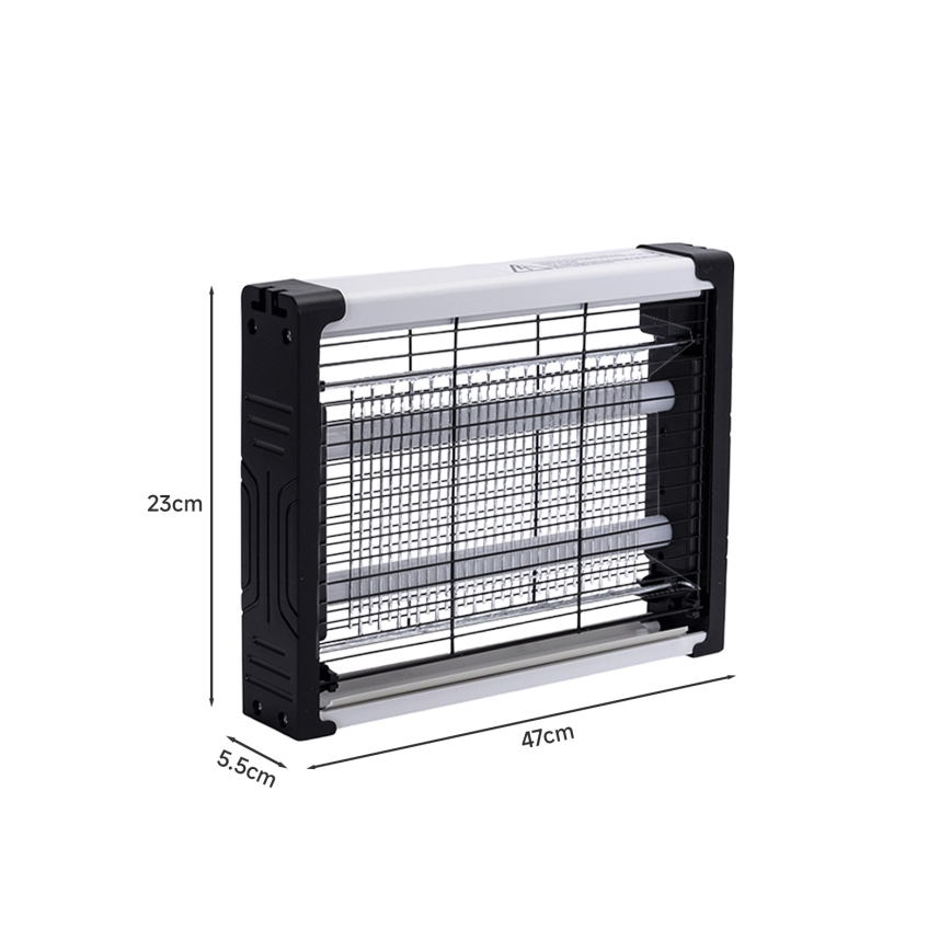 Brilagi - LED UV elektrický lapač hmyzu 2×LED/4W/230V 50 m²