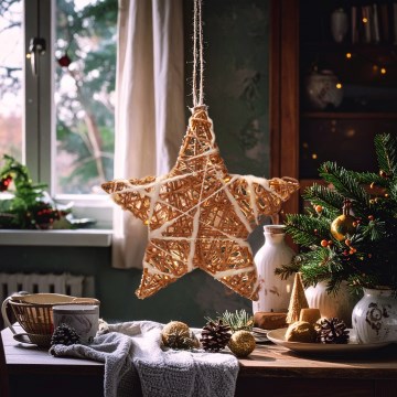 Brilagi - LED vianočná dekorácia LED/2xAA 30x28 cm hviezda