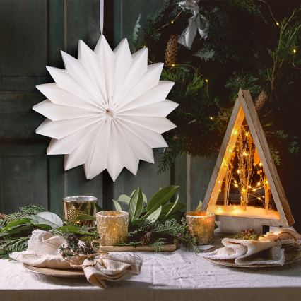 Brilagi - LED vianočná dekorácia LED/2xAA 32 cm vločka