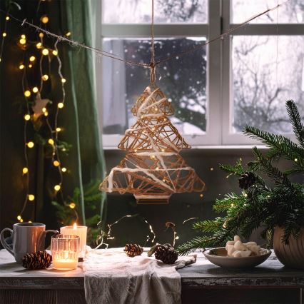 Brilagi - LED vianočná dekorácia LED/2xAA 34x31 cm stromček