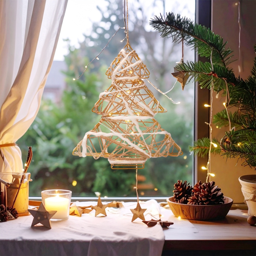 Brilagi - LED vianočná dekorácia LED/2xAA 34x31 cm stromček