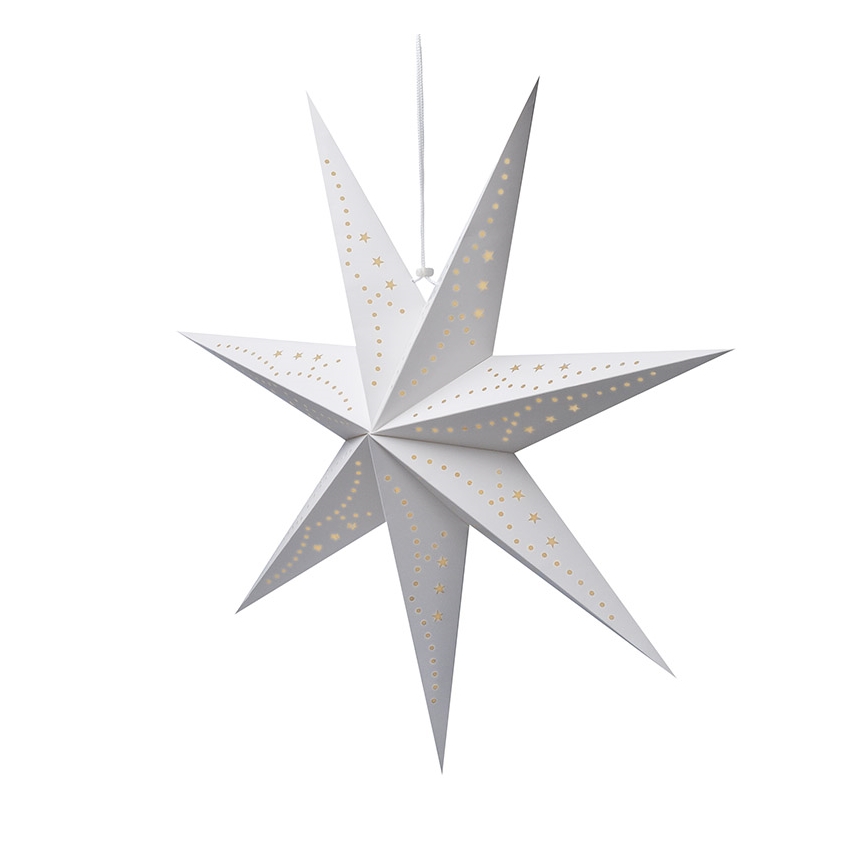 Brilagi - LED vianočná dekorácia LED/2xAA 60 cm hviezda teplá biela