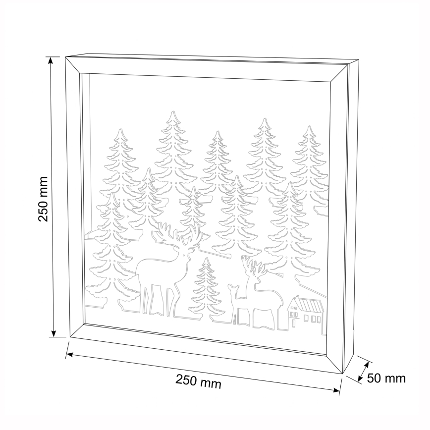 BRILAGI - LED Vianočná dekorácia LED/2xAA
