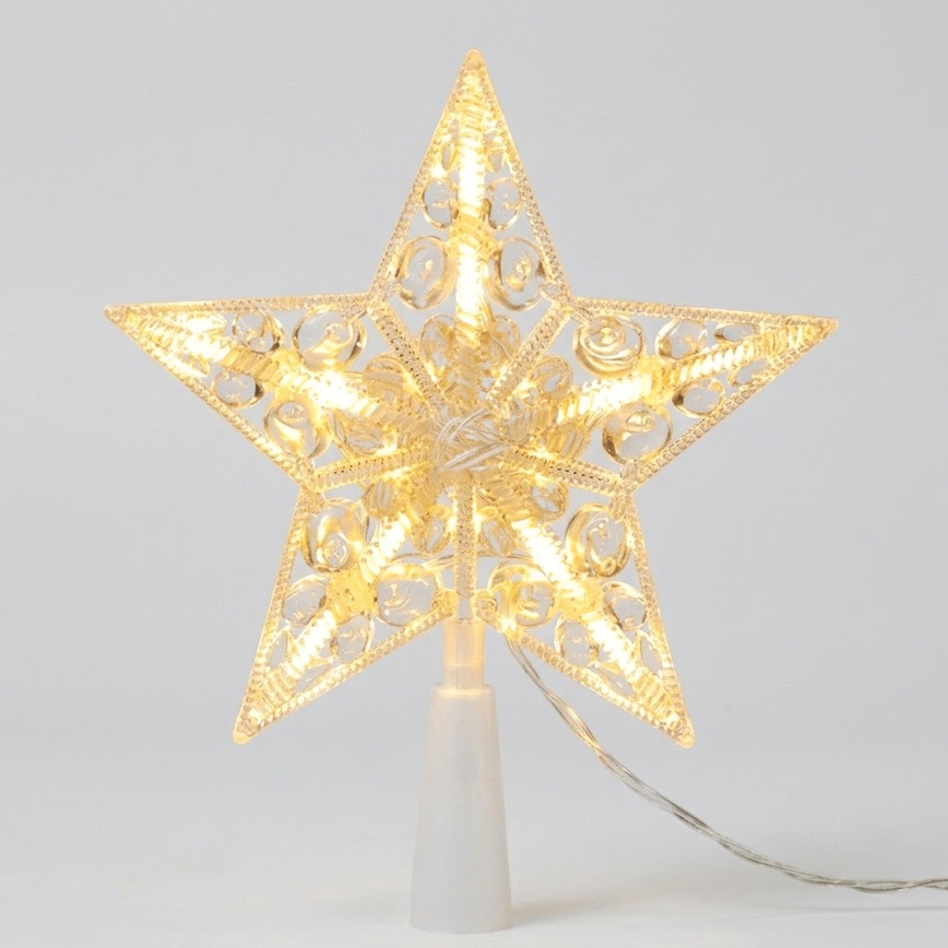 BRILAGI - LED vianočná dekorácia LED/3xAA 17 cm hviezda teplá biela