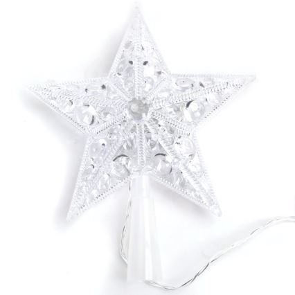 BRILAGI - LED Vianočná dekorácia LED/3xAA 21 cm hviezda teplá biela