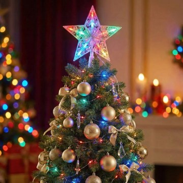 BRILAGI - LED Vianočná dekorácia LED/3xAA 21 cm viacfarebná