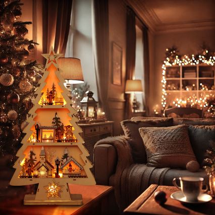 Brilagi - LED vianočná dekorácia LED/3xAA stromček