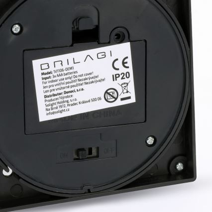 Brilagi - LED Vianočná dekorácia LED/3xAAA lucerna