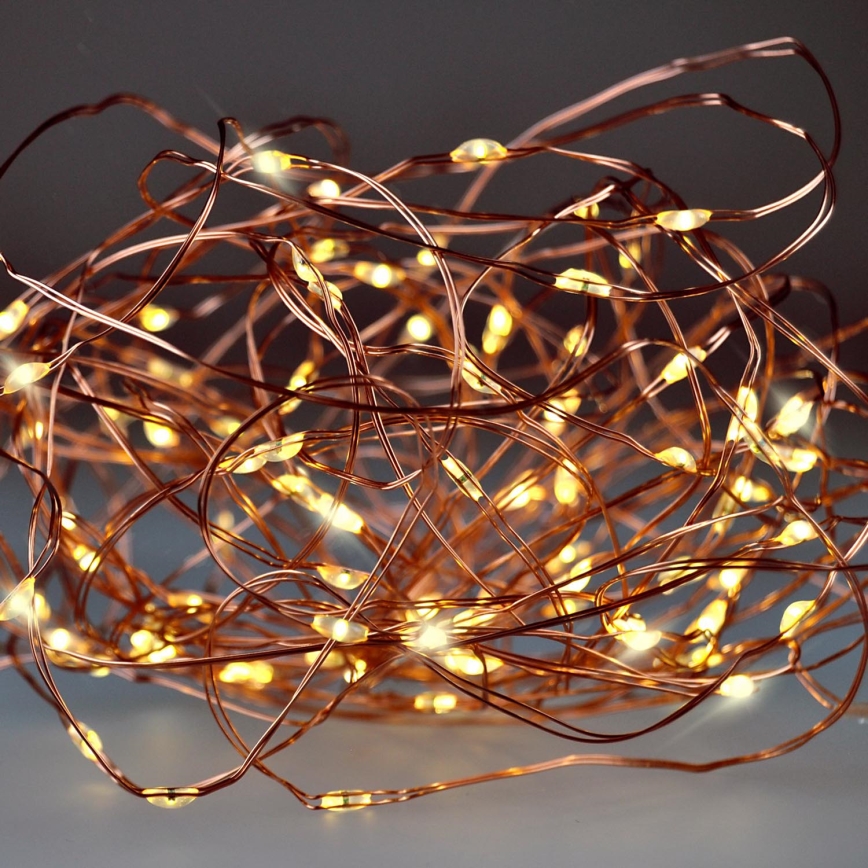 Brilagi - LED Vianočná reťaz 100xLED/3xAA 10m teplá biela