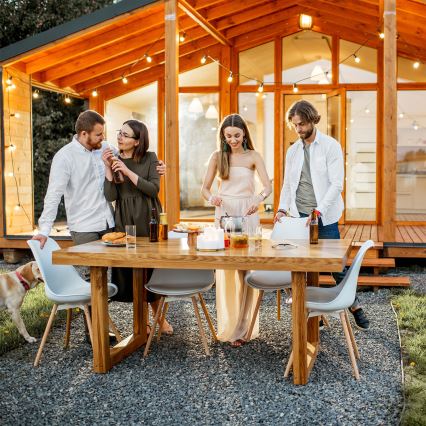 Brilagi - LED vonkajšia dekoratívna svetelná reťaz GIRLANDA 25xE12/0,8W/230V 20m zelená IP44 teplá biela