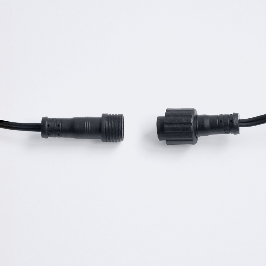 Brilagi - LED vonkajšia dekoračná reťaz GIRLANDA 25xE12/0,6W/230V 20m čierna IP44 teplá biela + diaľkové ovládanie