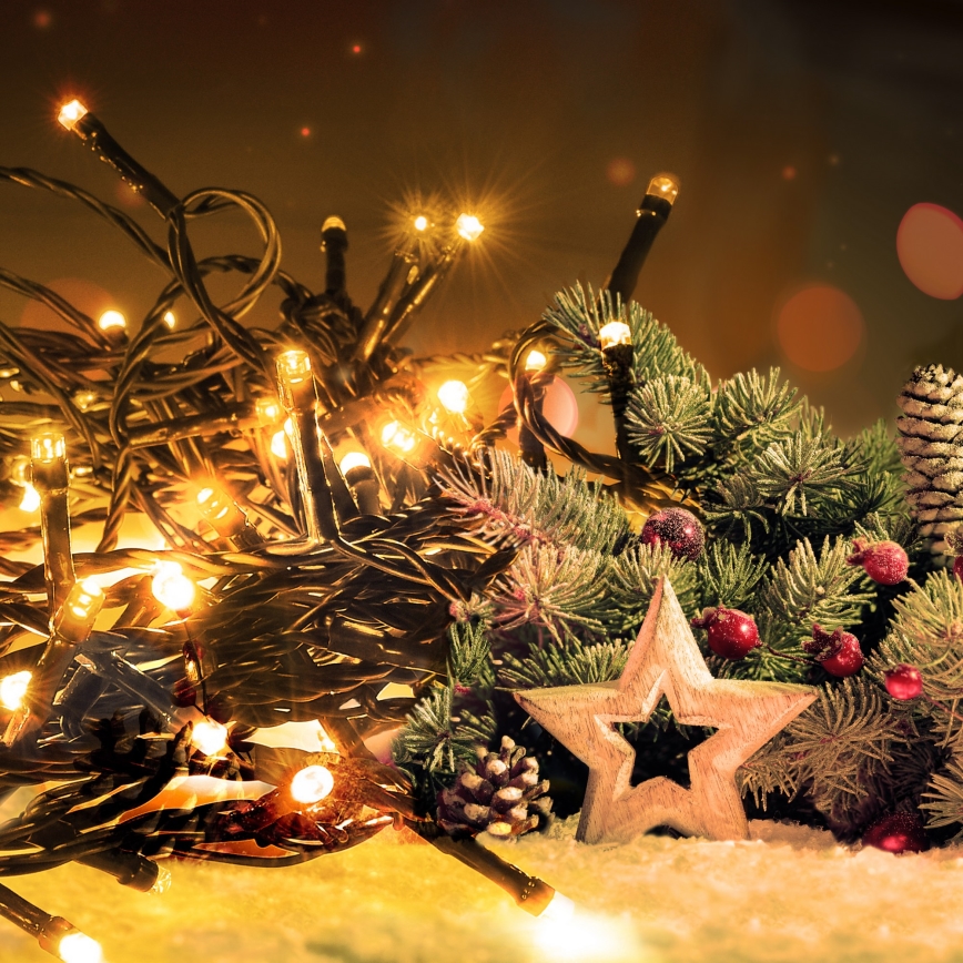 Brilagi - LED vonkajší reťaz 100×LED/8 funkcií 13 m IP44 teplá biela