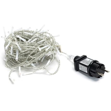 Brilagi - LED Vonkajší  reťaz 200xLED/8 funkcií 13x0,6m IP44 studená biela