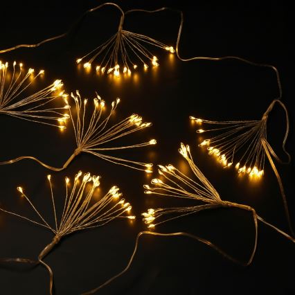 Brilagi - LED vonkajší svetelný reťazec 150xLED 5m IP44 teplá biela ohnostroj