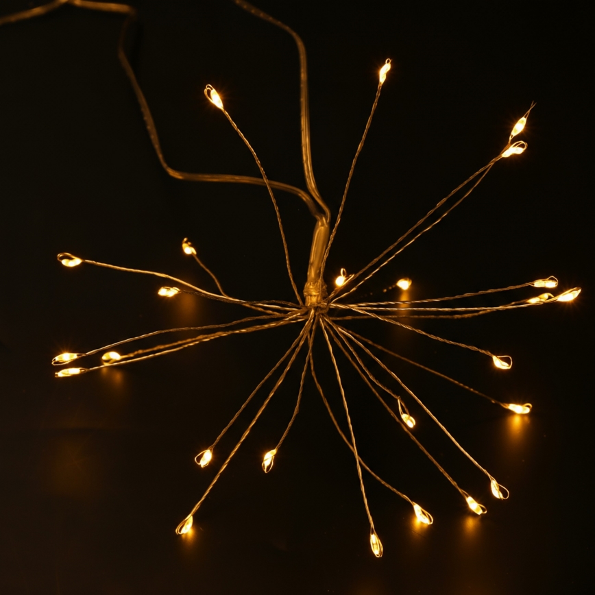 Brilagi - LED vonkajší svetelný reťazec 150xLED 5m IP44 teplá biela ohnostroj