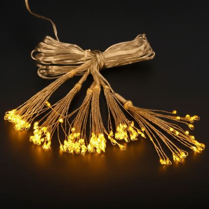 Brilagi - LED vonkajší svetelný reťazec 150xLED 5m IP44 teplá biela ohnostroj