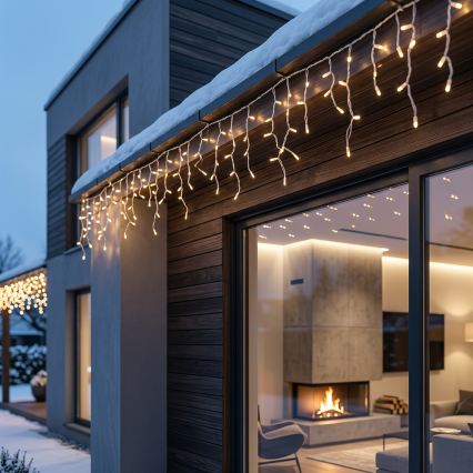 BRILAGI - LED vonkajší vianočný reťaz 1080xLED/8 funkcií 33m IP44 teplá biela cencúle