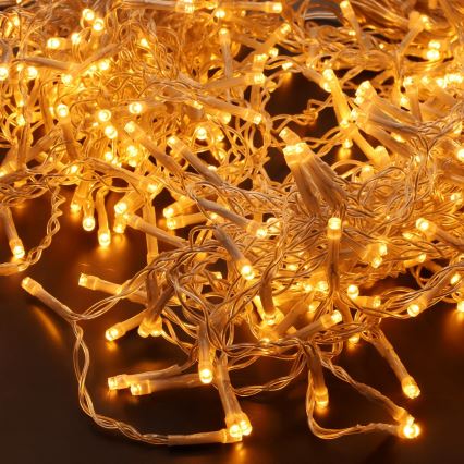 BRILAGI - LED Vonkajší vianočný reťaz 360xLED/8 funkcií 14m IP44 teplá biela cencúle