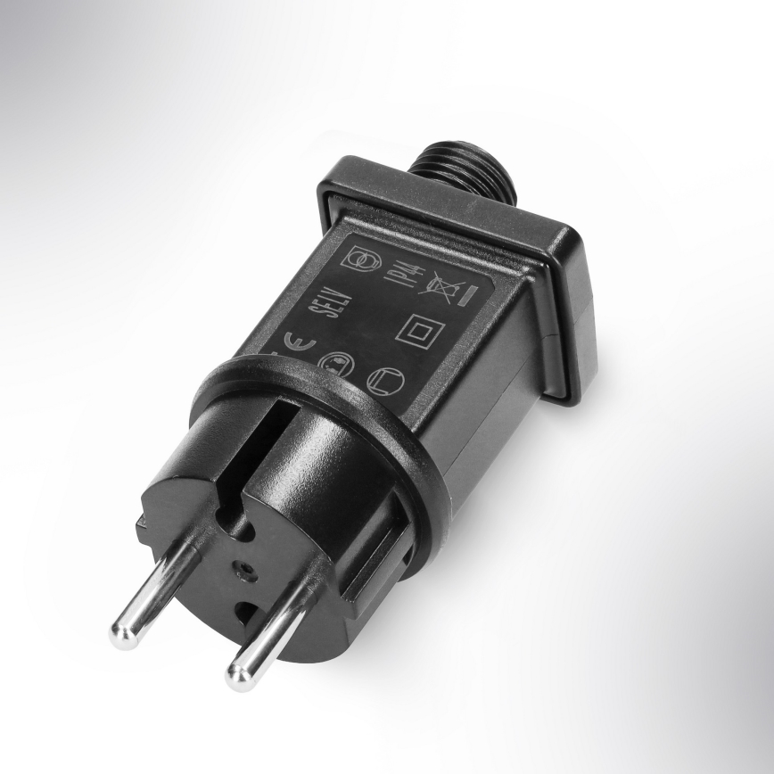 Brilagi - LED vonkajší vianočný reťazec 150 LED, 5 m, IP44, studená biela, efekt ohňostroja