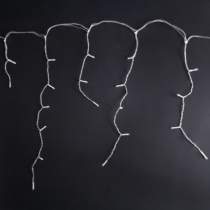 Brilagi - LED Vonkajší vianočný reťaz 200xLED/8 funkcií 13m IP44 studená biela rampúchy