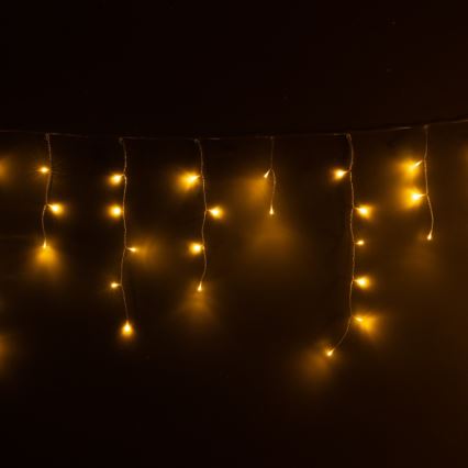 BRILAGI - LED Vonkajšia vianočná reťaz 200xLED/8 funkcií 13m IP44 teplá biela cencúle