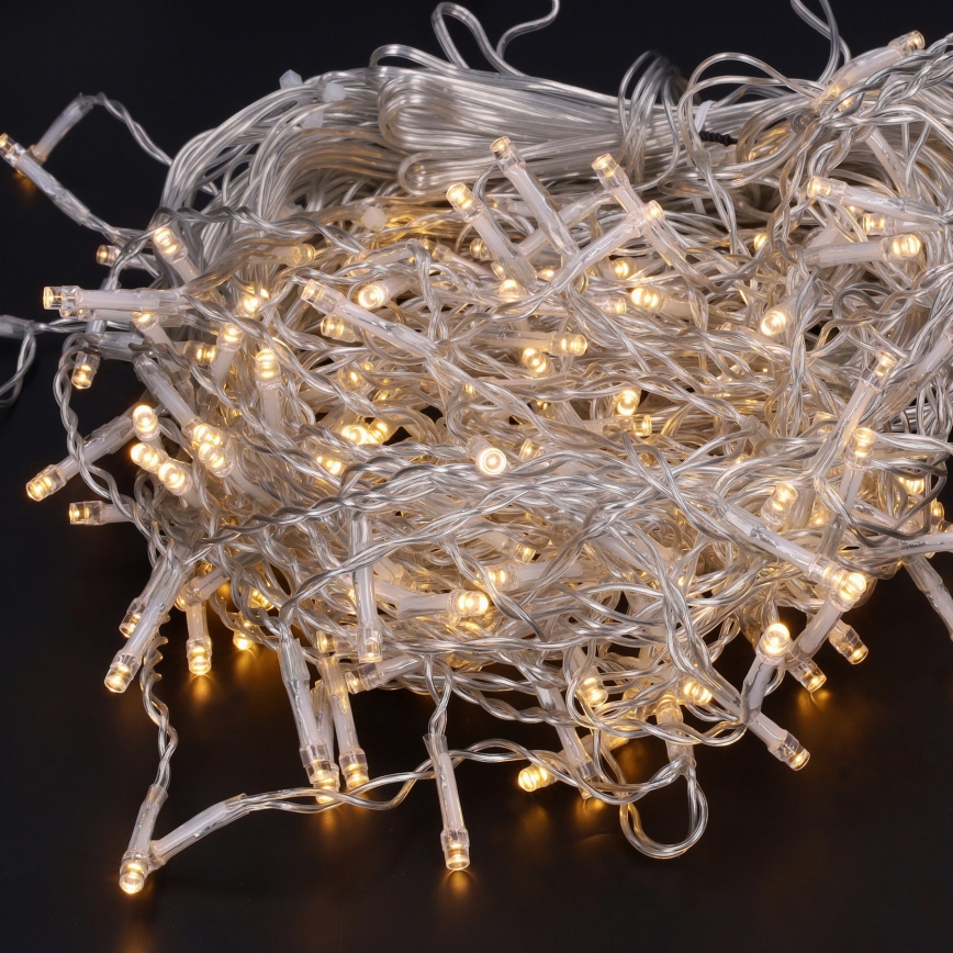 BRILAGI - LED Vonkajšia vianočná reťaz 200xLED/8 funkcií 13m IP44 teplá biela cencúle