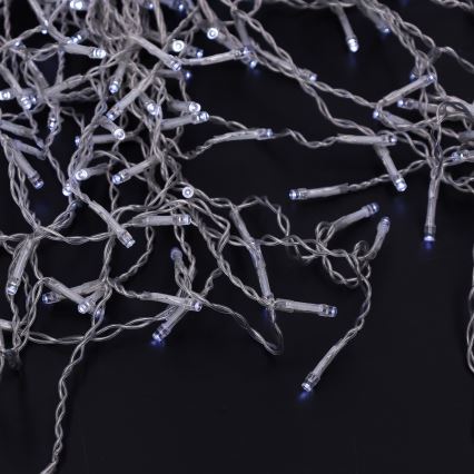 Brilagi - LED vonkajší vianočný reťazec 400 LED / 8 režimov, 23 m, IP44, studená biela