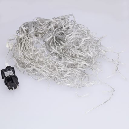 Brilagi - LED vonkajší vianočný reťazec 400 LED / 8 režimov, 23 m, IP44, studená biela