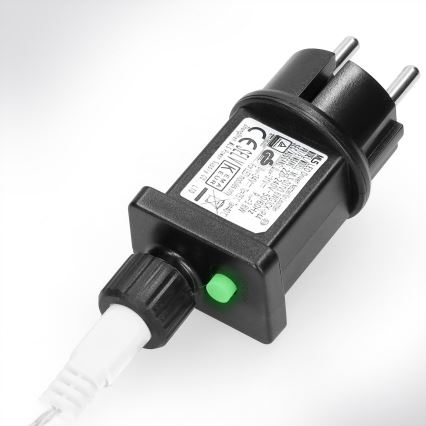 Brilagi - LED vonkajší vianočný reťazec 400 LED / 8 režimov, 23 m, IP44, studená biela