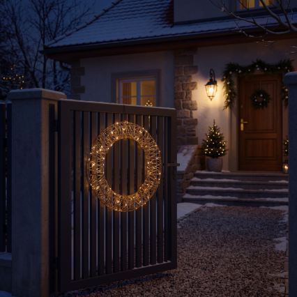 BRILAGI - LED Vonkajší vianočný veniec LED/3,3W/230V IP44 pr. 48 cm