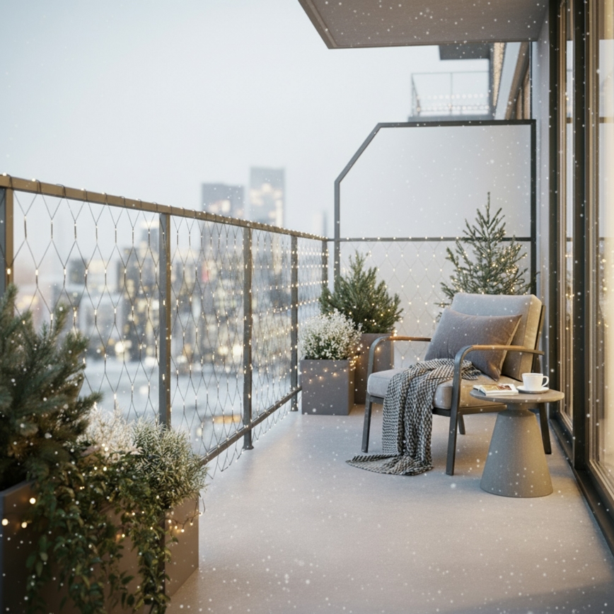 Brilagi - LED vonkajší vianočný záves 160xLED 7x2m IP44 teplá biela