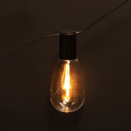 Brilagi - LED vonkajšia girlanda 10xLED/3xAA 3,2m IP44 teplá biela