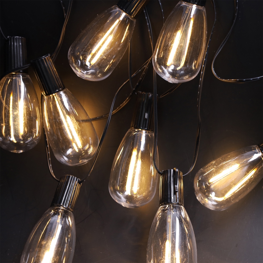 Brilagi - LED vonkajšia girlanda 10xLED/3xAA 3,2m IP44 teplá biela