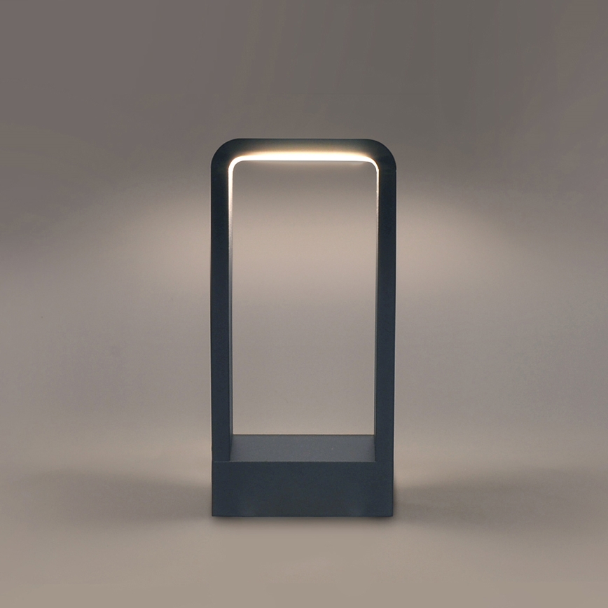 Brilagi - LED Vonkajšia lampa BARI LED/7W/230V 3000/4000/6000K antracit IP54 30 cm