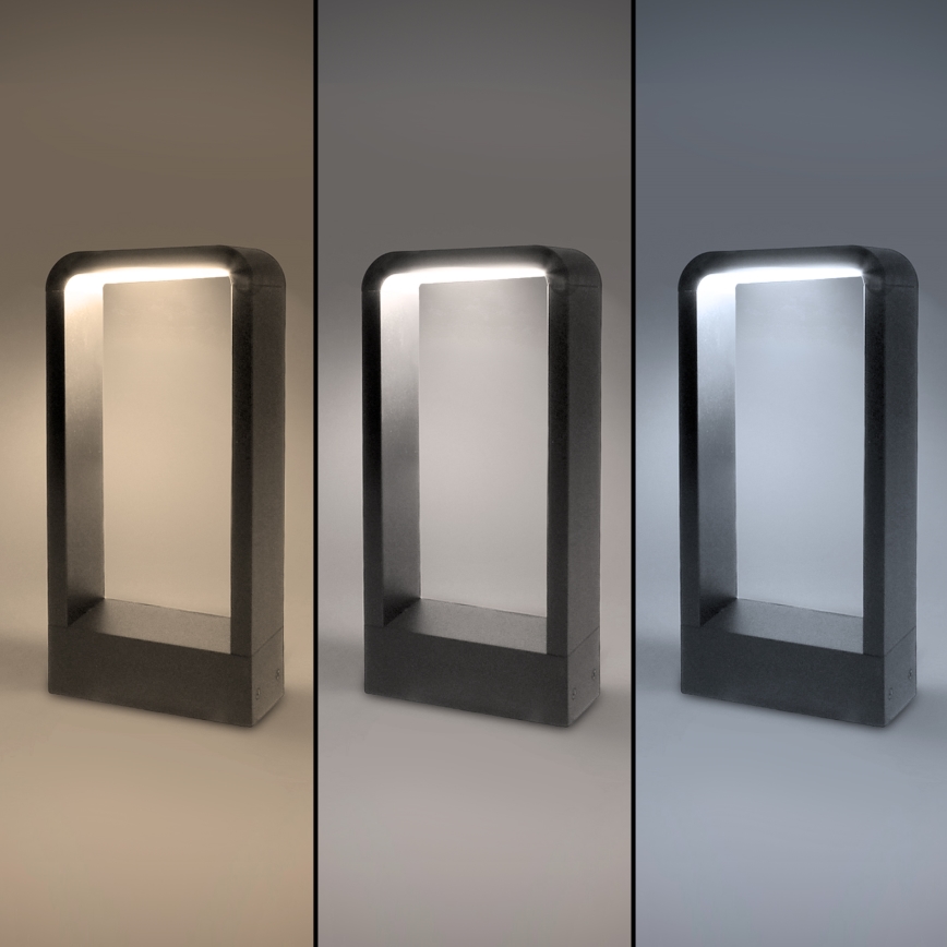 Brilagi - LED Vonkajšia lampa BARI LED/7W/230V 3000/4000/6000K antracit IP54 30 cm