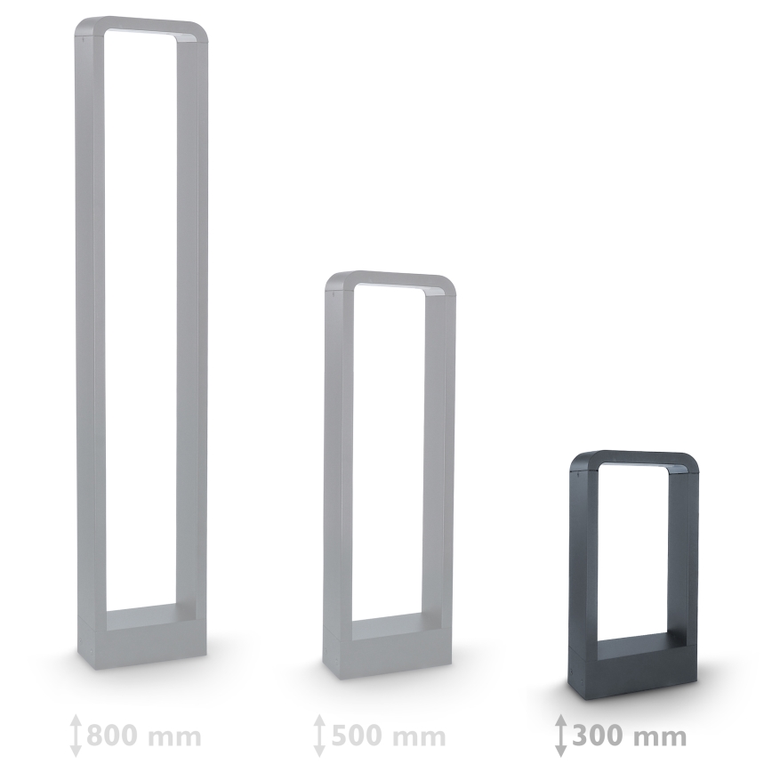 Brilagi - LED Vonkajšia lampa BARI LED/7W/230V 3000/4000/6000K antracit IP54 30 cm