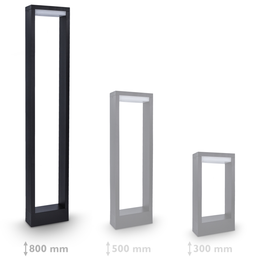 Brilagi - LED Vonkajšia lampa BARI LED/7W/230V 3000/4000/6000K antracit IP54 80 cm