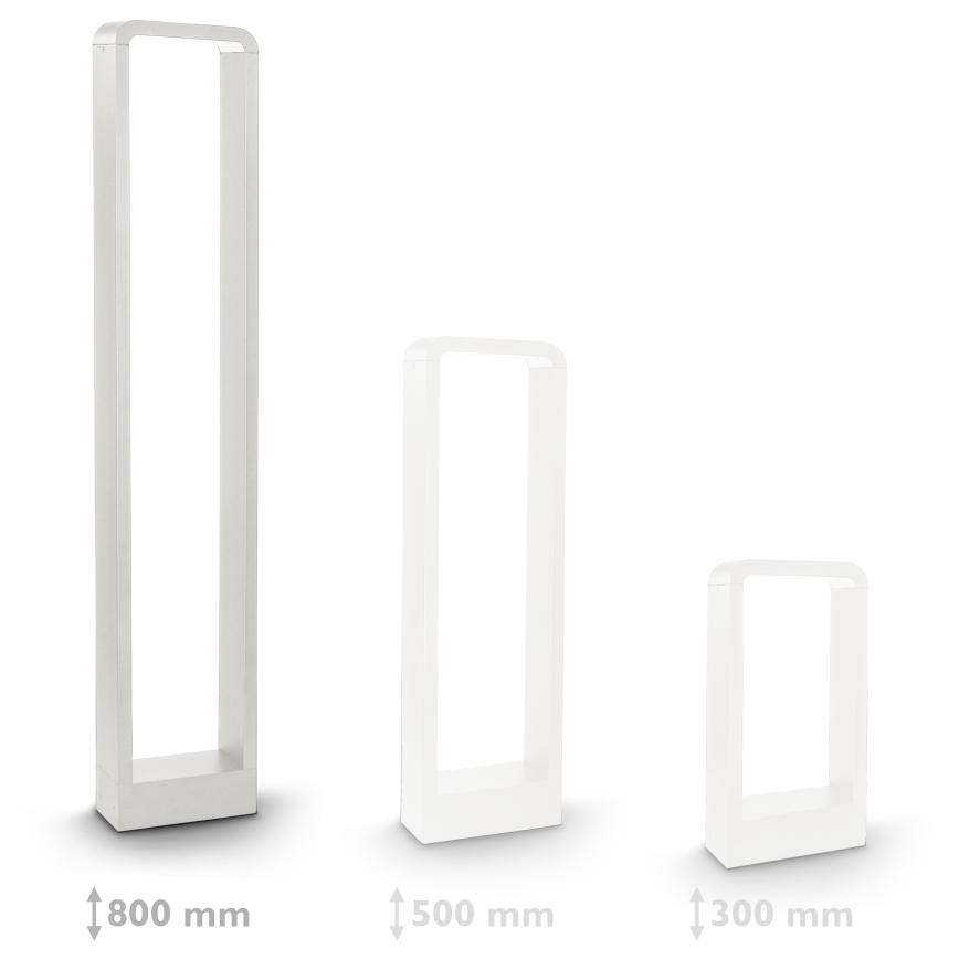 Brilagi - LED Vonkajšia lampa BARI LED/7W/230V 3000/4000/6000K biela IP54 80 cm