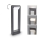 Brilagi - LED Vonkajšia lampa CROTONE LED/7W/230V antracit IP54 50 cm