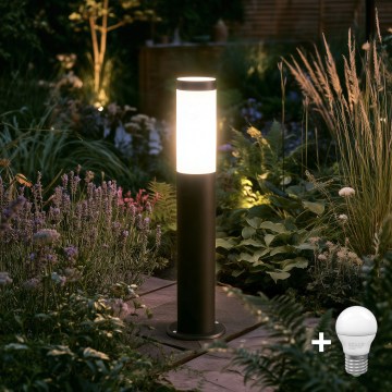 BRILAGI - LED vonkajšia lampa ELIA 1xE27/7W/230V 4000K IP44 50 cm antracit