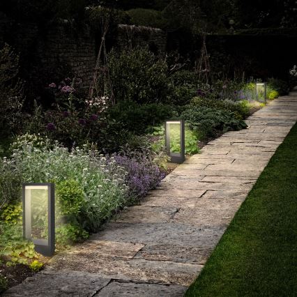 Brilagi - LED Vonkajšia lampa RAGUSA LED/7W/230V 3000/4000/6000K antracit IP54 30 cm