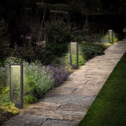 Brilagi - LED Vonkajšia lampa RAGUSA LED/7W/230V 3000/4000/6000K antracit IP54 50 cm
